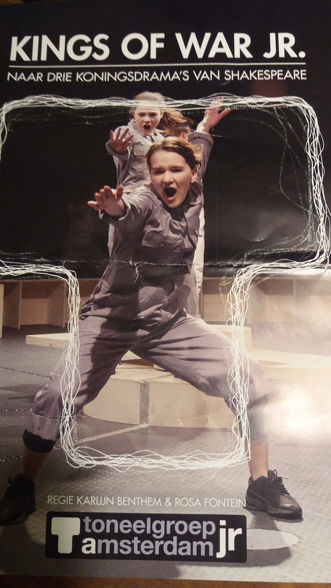 esthercaptain's tweet photo. Welke leider willen we? Pak je rol in #interactief theater 'Kings of War' van @tgamsterdam en grijp als publiek de macht #aanrader #educatie https://t.co/agcDcu2JOH