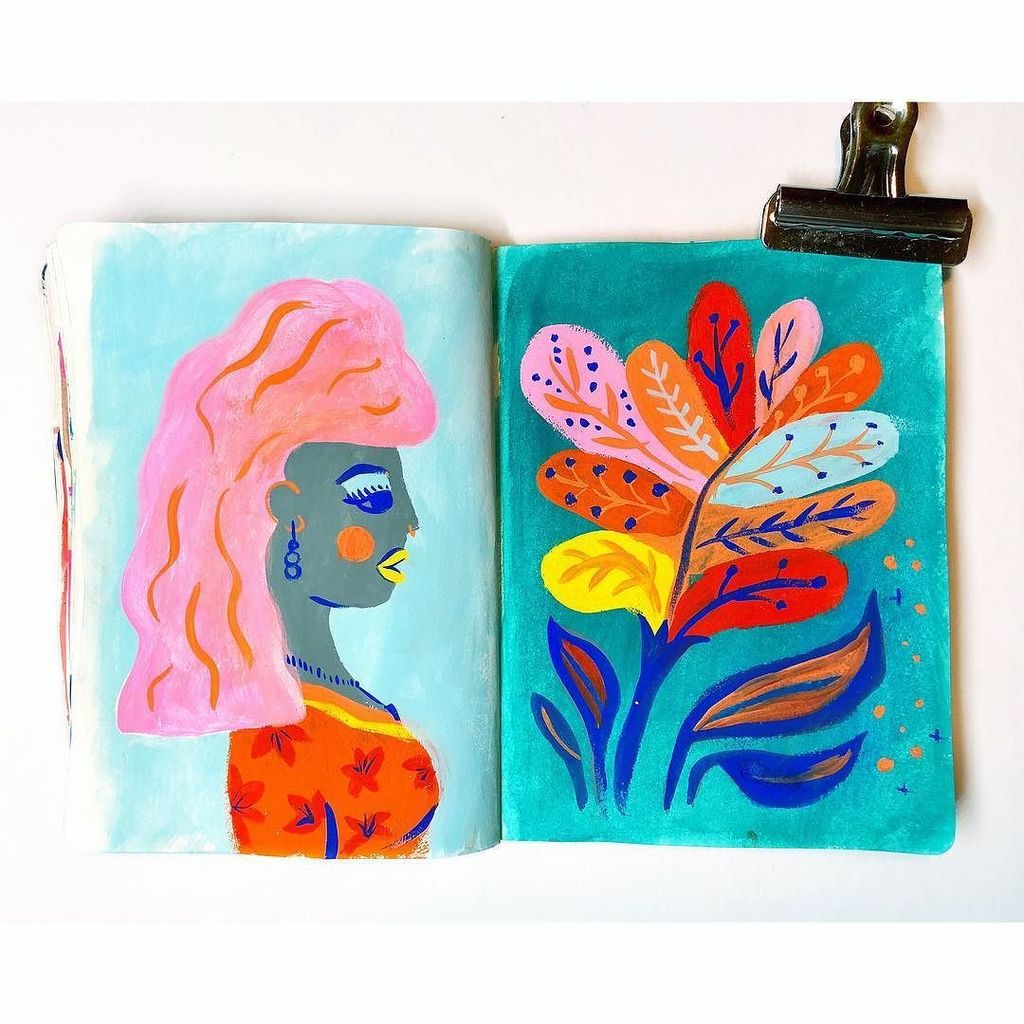 VoilaKristin's tweet photo. Pink hair don’t care.
...
...
#colorlover #illustrationart #pink #gouache #gouachepainting #midcenturyart #artjournal #artistsoninstagram #onmydesk #dailydrawing #acrylagouache #acrylart #holbein #watercolor #flora #floralart #wild #wildflowers #plantsof… https://t.co/LQAiO3436V https://t.co/aeejqkkGUe