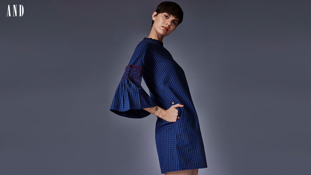 MyProjectEve's tweet photo. Ruffles, pockets and checks. What's not to love? #IamAND #StylebyAND #checks #weekendvibes https://t.co/zHyLArJ2vP