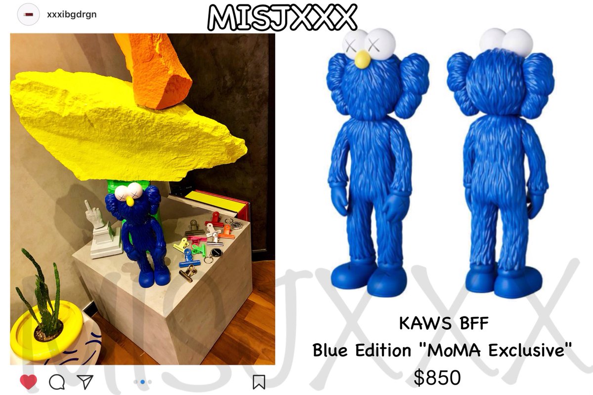 GDStyle 👉#KAWS BFF Blue Edition 