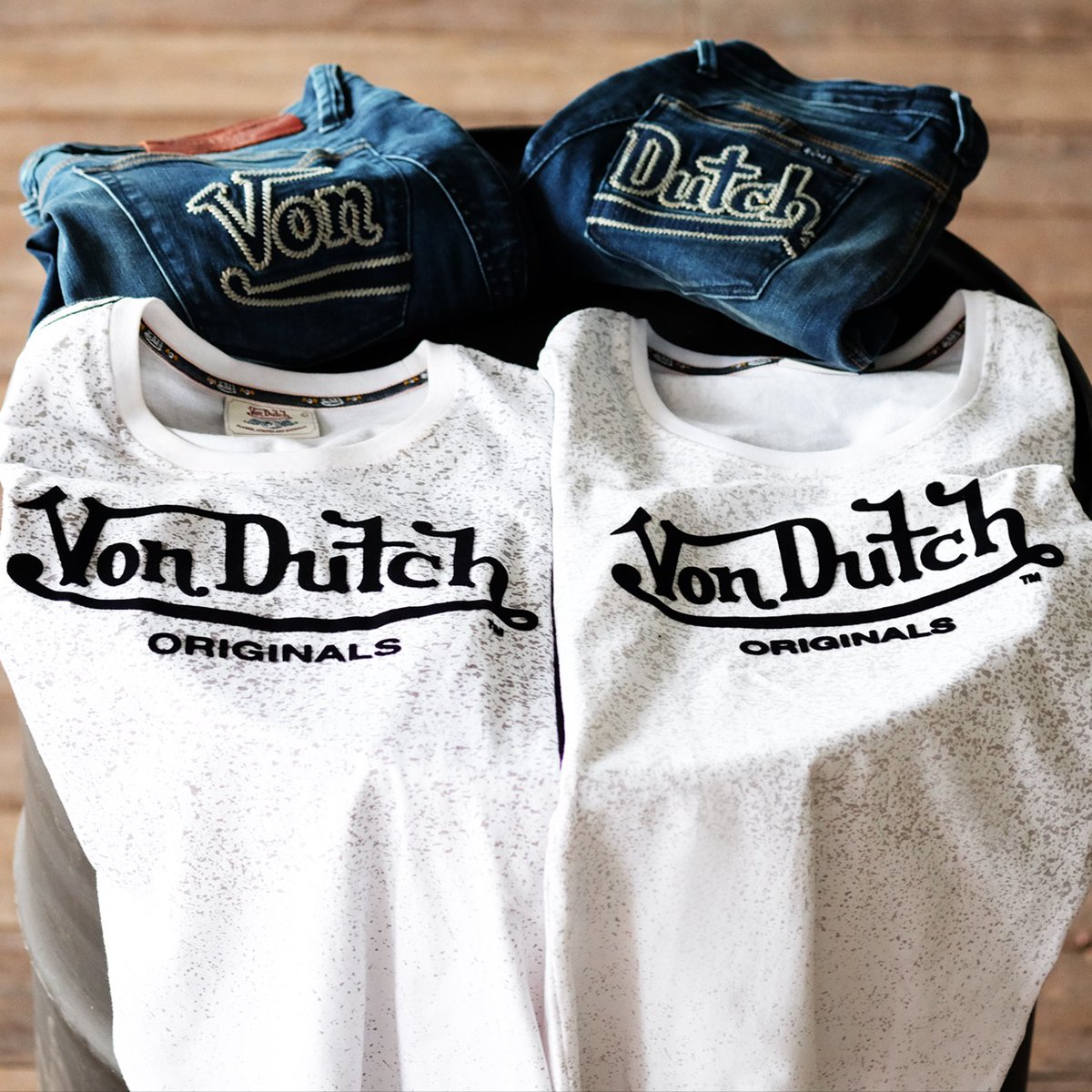 VonDutchPH's tweet photo. VonDutch Couple Shirt &amp; Jeans. 
#VonDutchPh #VDCoupleJeans #VDCoupleTees https://t.co/GSvEDombkp