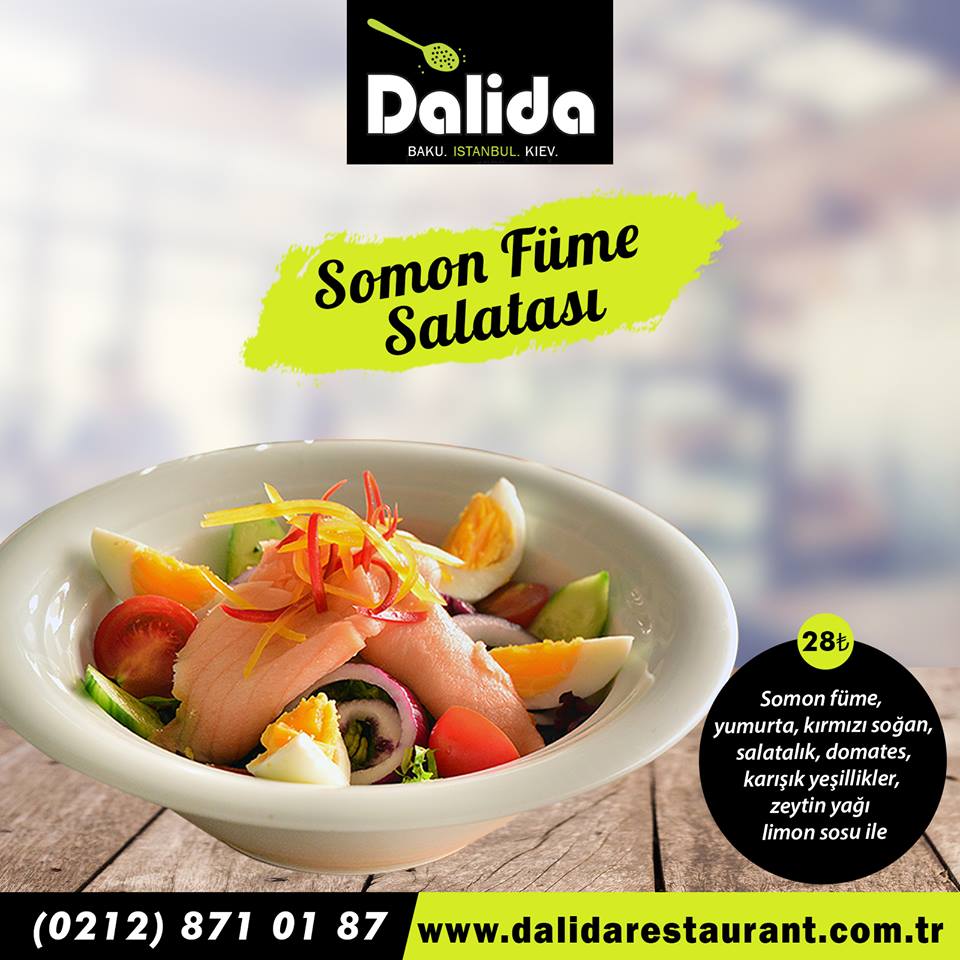 Somon Füme Salata Somon Füme Salata