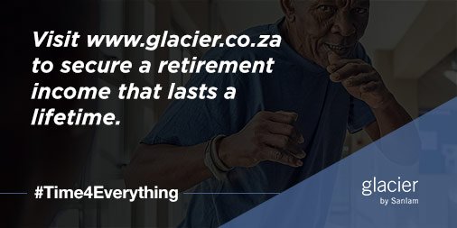 GlacierBySanlam's tweet photo. #Time4Everything Retirement is changing. It's longer &amp; more active. https://t.co/kdcJ19nal5 https://t.co/qCMcxCqwFs