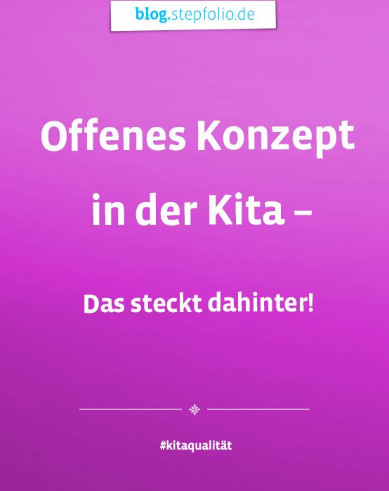 Was bedeutet „Offenes Konzept“ in Kindertageseinrichtungen? Pures Chaos und jeder macht, was er will? #KitaTalk #KitaBlog 🧐  
blog.stepfolio.de/themen-rund-um…