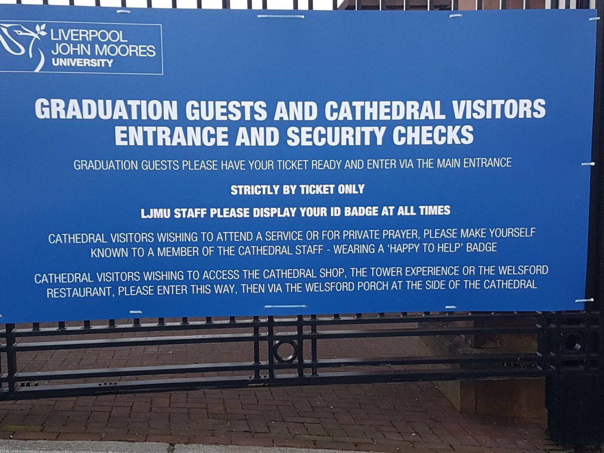 TFML5's tweet image. Titan recently provided security services for the LJMU graduation ceremony. Congratulations to all students who graduated. @LJMU