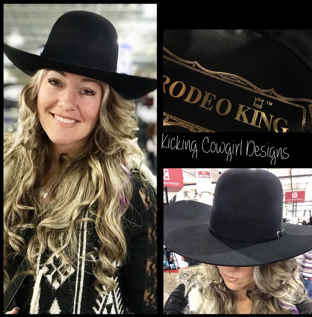 kickingcowgirls's tweet photo. Our felts are in... Opened crown... Flat brim... 7X Rodeo King. We shape to your style. #RodeoKingHats #CowgirlHats #CowboyHats #RodeoKing 🤠 https://t.co/6pyzNVGS34