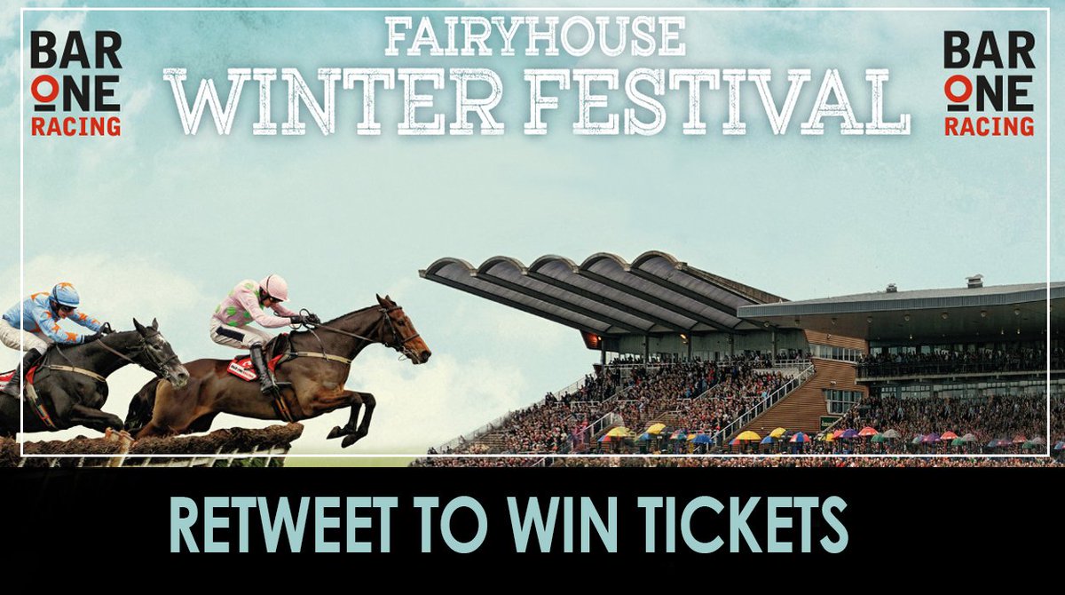 HRIRacing's tweet photo. .@Fairyhouse Winter Festival is just around the corner! To celebrate this we are GIVING AWAY TWO TICKETS. Simple RT this tweet to win tickets for Sunday, 3rd December. Winner announced Thursday, 30th. https://t.co/GnArV2GA36