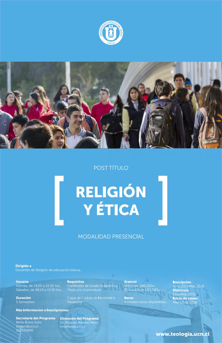 POST TÍTULO RELIGIÓN Y ÉTICA para profesores