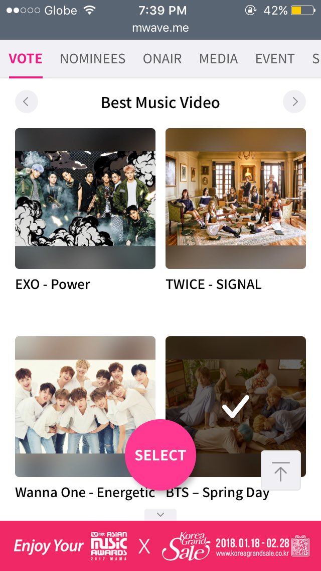 Jiminchii95's tweet photo. At somehow im gonna miss this my kinda daily routien. This is my last vote for this year. Im hoping @BTS_twt will recieve the awar they DESERVE. Fighting #ARMY lets vote vote vote vote!!! ππΌ #lastround #lastvoting #BTSonMAMA https://t.co/AxGElEr7Xj