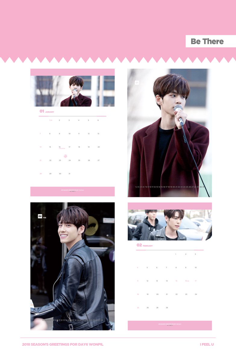 Be there
2018 I FEEL U Season's Greeting Calendar Preview