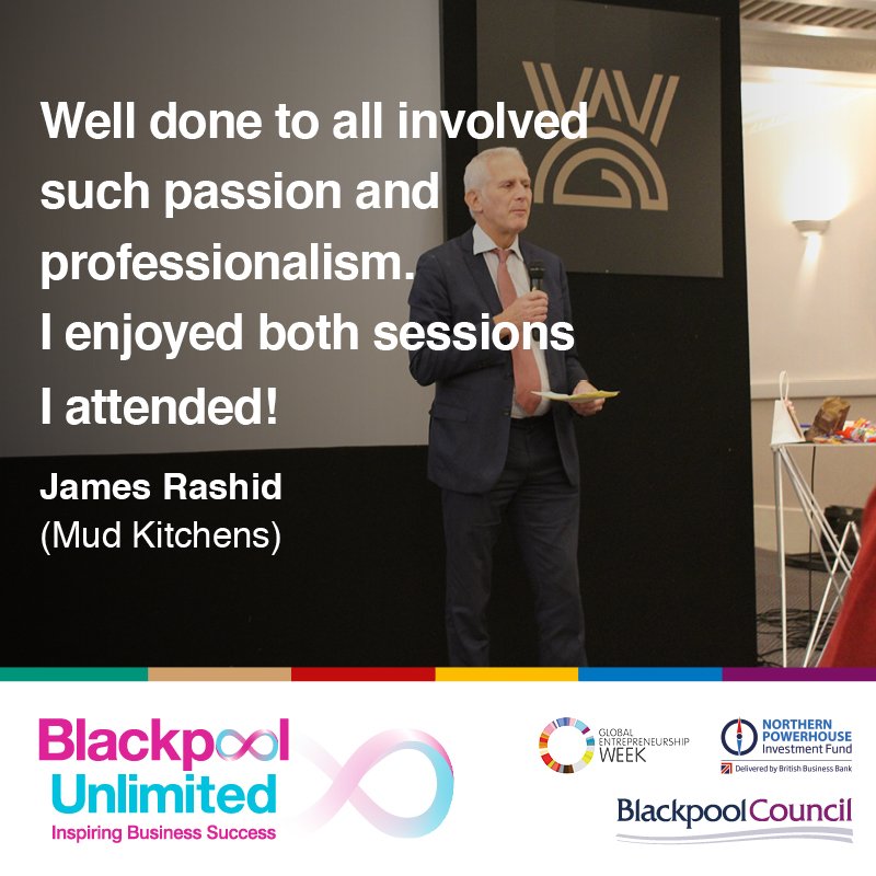 BlackpoolUnltd's tweet photo. Here's some more fantastic feedback from one of our delegates at #BEW17. We are already making plans for next years event so make sure you stay tuned for more info! https://t.co/ZlDMCINRUk #TuesdayThoughts #blackpool #enterprise #GEW2017 https://t.co/9wmqozQTtN