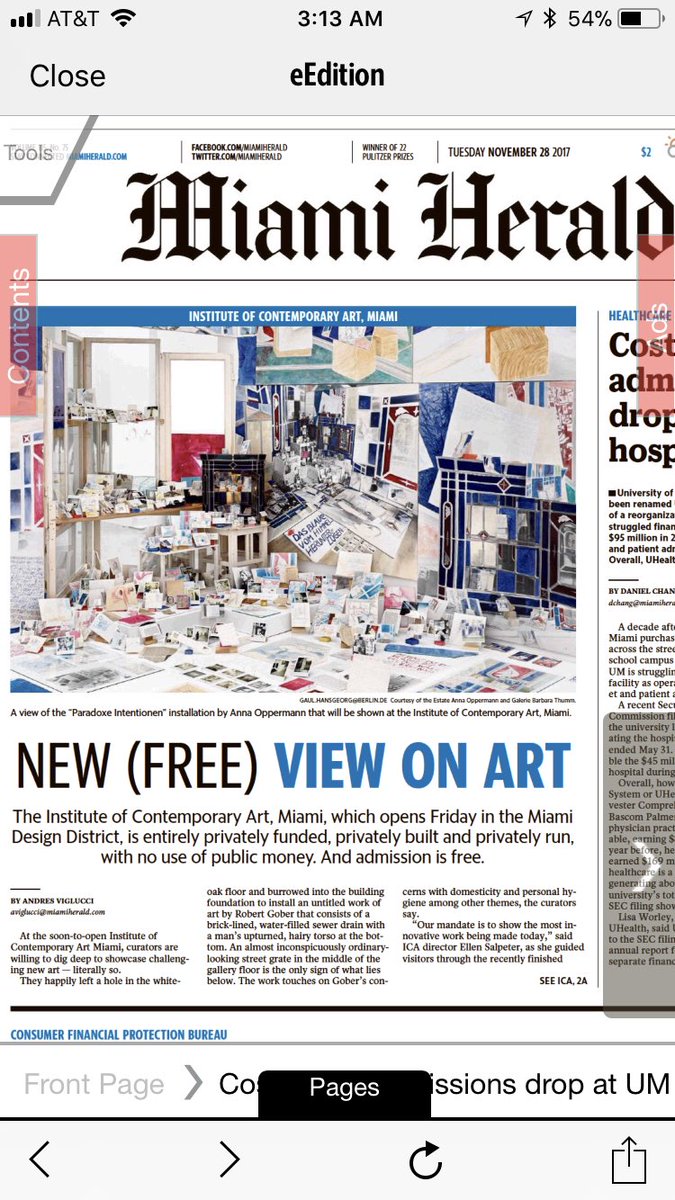 SchwartzMedia's tweet image. The @icamiami - which opens Friday near Downtown #Miami in The Design District - is entirely privately funded, privately built &amp;amp; privately run, with no use of public money. And admission is free! @MiamiHerald @AndresViglucci #Art