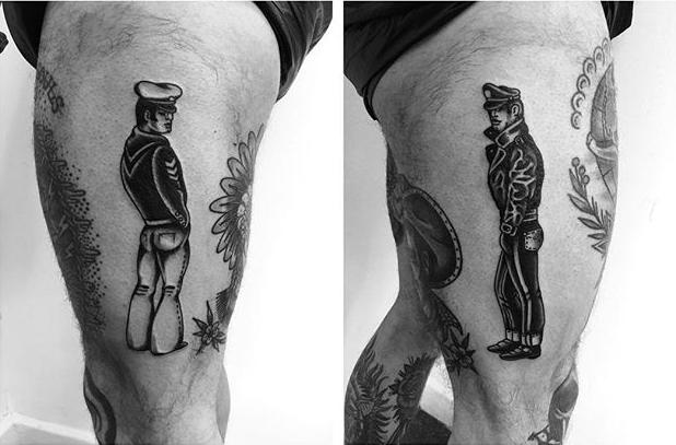 Tom of Finland inspired piece  Lauren Weymouth Tattoos  Facebook