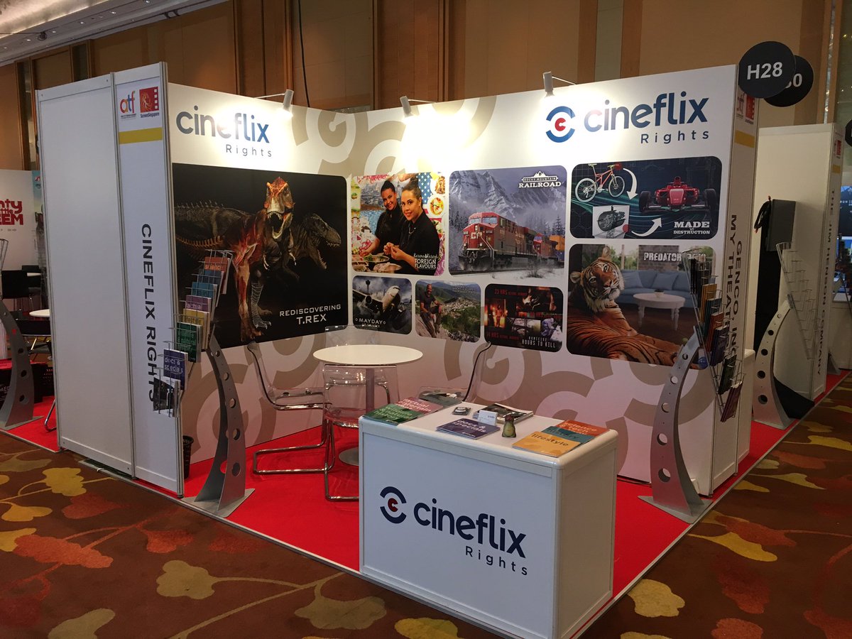CineflixRights's tweet photo. Cineflix Rights is all set for @asiatvforum tomorrow! Come by booth H28 and say hello to @chrisbluett11 #asiatvforum #ATF2017 @Talesmithtv @Blizzard_Ent @yapfilms @SeadogProds https://t.co/a4TvwPAciD