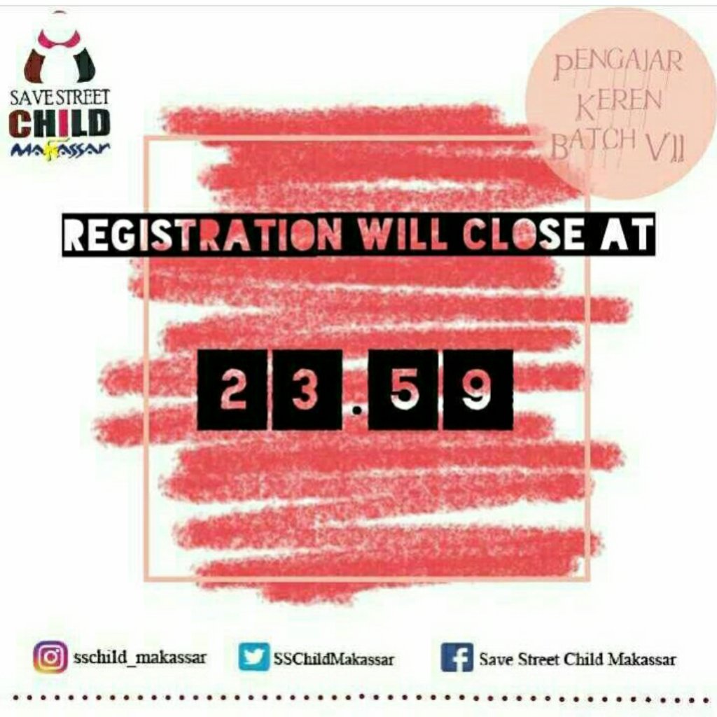 Assalamu alaikum, penutupan malam ini ya kak untuk pendaftarn PK, jadi yg belum daftar yuk kak masih ada waktu 😀😀