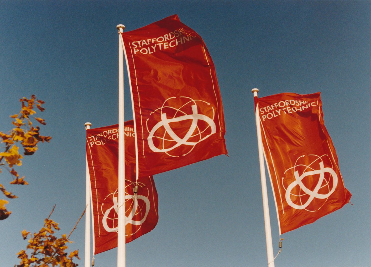 UniofStaffs's tweet photo. We hope youβve enjoyed a look into 1992 today! Share your memories of @StaffsUni with us using #ANodTo92. https://t.co/FGK2yPnsQq