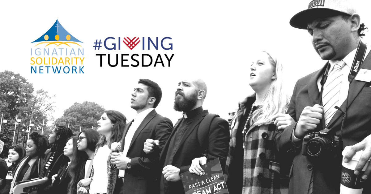 IGsolidarityNET's tweet photo. Good morning Ignatian Family! It is #GivingTuesday. Can you support our mission to network, educate, &amp; form advocates for social justice? 

DONATE:  https://t.co/aMFbUSJYYP

Your support will help us sustain programs, online content, advocacy &amp; more throughout the year. https://t.co/qVfLdS20CL