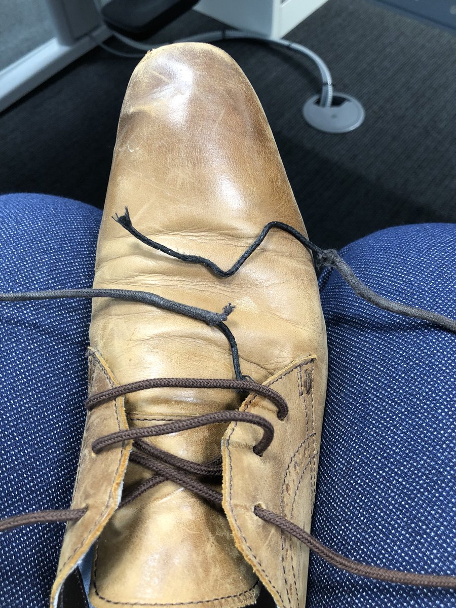 BrowellHook's tweet photo. The struggle is real! #shoemaintenance https://t.co/0c9bLDQclF