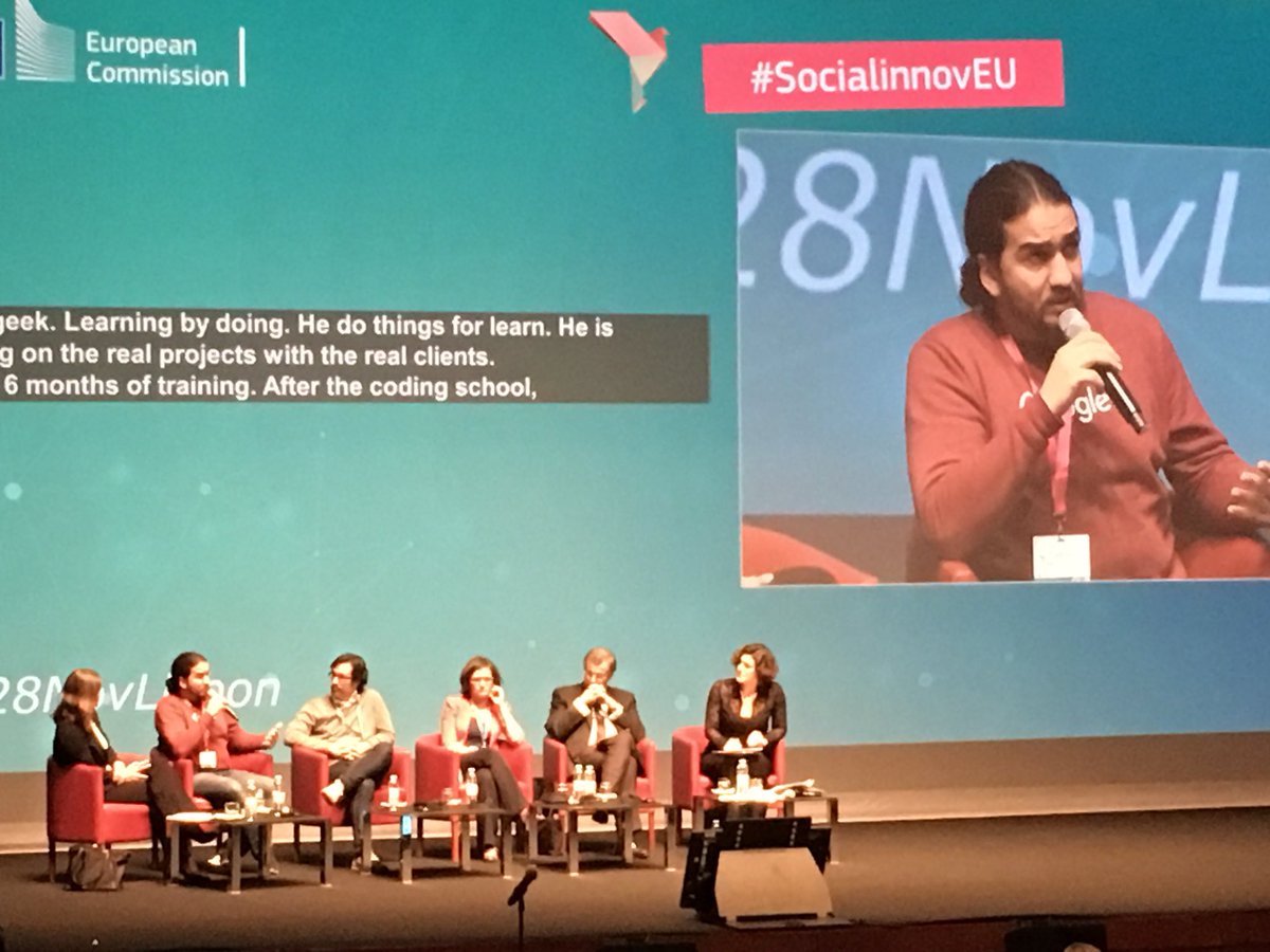 socratic2020's tweet photo. @molengeek project at #SocialInnovEU teaching to learn by oneself. Creating resillience and self esteem through The coding school lab #impact https://t.co/YIM2DJACN9