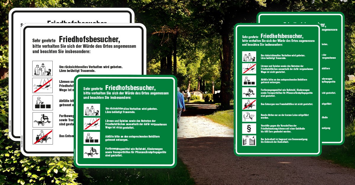 dieSchilder's tweet photo. Wer liefert eigentlich Schilder für Friedhöfe? Man kann sie nicht im Baumarkt kaufen und oft werden individuelle Textinhalte benötigt.  https://t.co/pRg7H4l5Ca 
#friedhof #friedhofschild #dieschilder https://t.co/9nPdCGXksT