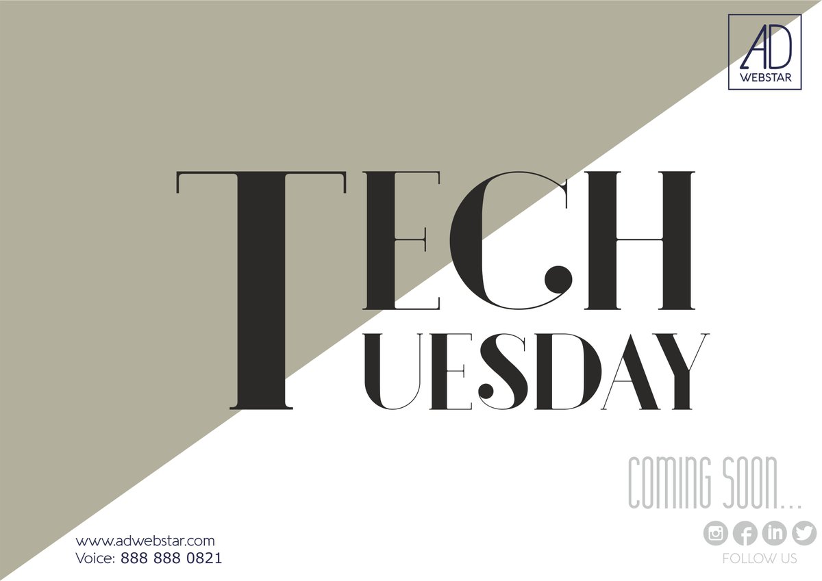 ad_webstar's tweet photo. Tech Tuesday celebrates the expression of individual work by promoting the art of technical skills.

#TuesdayThoughts #technicalskill #technology #expression #creativity #techlove #knowledge #webdevelopment #WebsiteDesign #techlatestnews #promotion #adwebstar #branding #graphic https://t.co/I62k8CcOdL