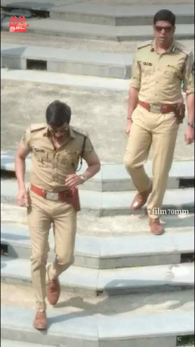 film70mm's tweet photo. Mass maharaja #raviteja Shooting Still #Masscop #TouchChesiChudu https://t.co/U4gR3avxzs