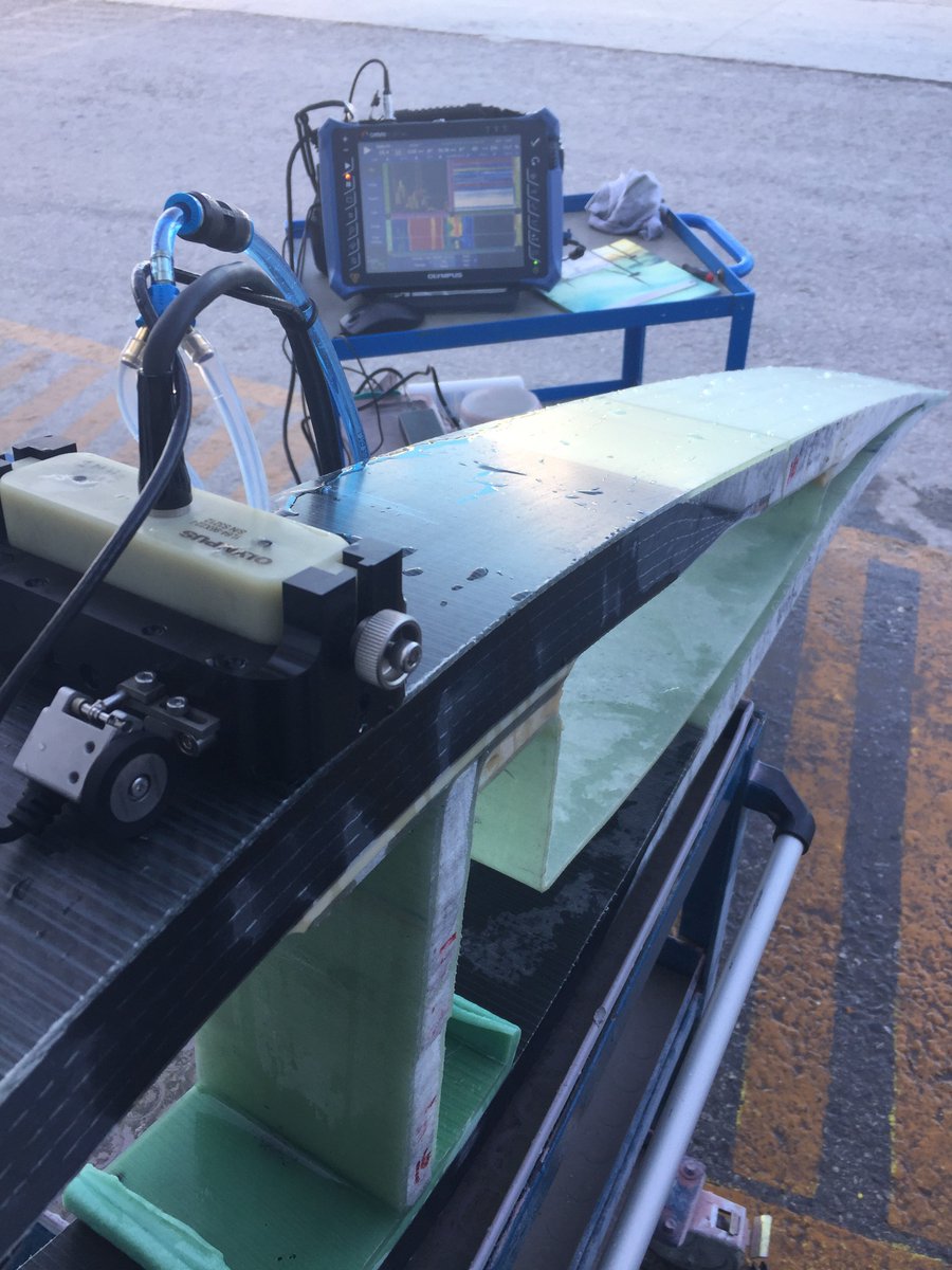 EpsilonNDT's tweet photo. OmniScan MX2 set delivered to TPI Kompozit for "Shear Web Bonding" application. Training was given by Epsilon NDT Technical Sales Executive Sabri Baba.
A webinar about Shear Web Bonding will be held by Olympus on December 11, 2017. For more info;
https://t.co/rwIxfzBThX https://t.co/6GcPnjNWvq