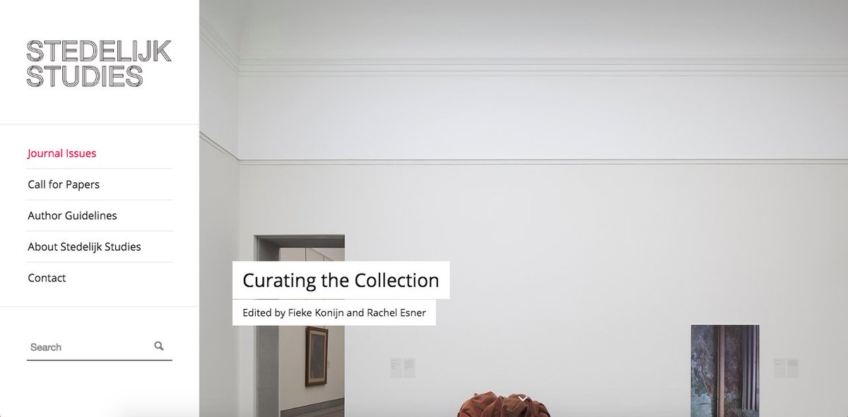 Issue #5 out now! Read 'Curating the Collection' here:
stedelijkstudies.com/issue-5-curati…