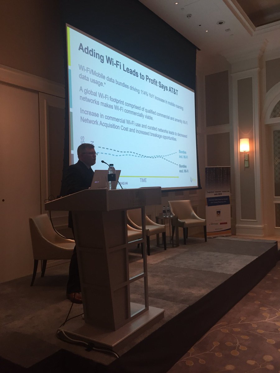 EDCH_AE's tweet photo. „There is a need to seamlessly incorporate unlicensed spectrum to meet growing data demands“ - CTO @iPass #EDCHUGM15 https://t.co/BWzATisSeI
