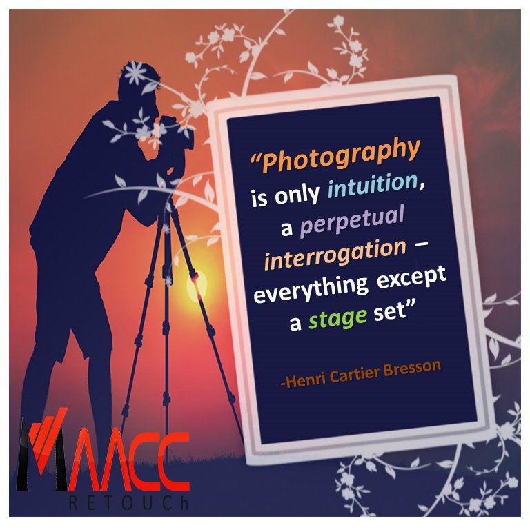maaccretouch's tweet photo. #Photography is only intuition, a perpetual interrogation – everything except a stage set. - #HenriCartierBresson https://t.co/5mOzfMeYAH