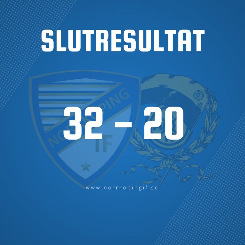 NorrkopingIF's tweet photo. Norrköping IF besegrar Katrineholms AIK med 32-20 efter att haft ledningen i halvlek med 14-7. 
"En riktigt bra prestation av alla i laget, en kollektiv kraftansamling" 
-Victor Thapper, Coach
Nu suger vi på karamellen och laddar om till nästa match när vi tar emot @IFHellton https://t.co/t6ZrWIbzDM