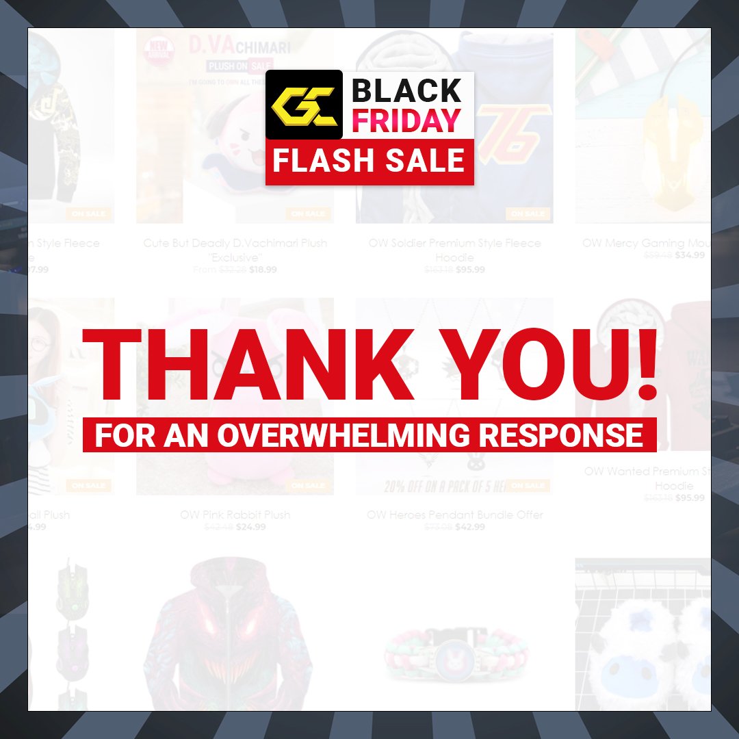 Gamers_cavalry's tweet photo. Thank you for a phenomenal response. 😀 Stay tuned for a lot more exciting stuff, coming soon.#GCBlackFriday17 https://t.co/KMEqpvn3Ri