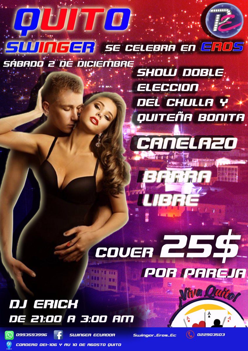 katalina_luis's tweet photo. #SwingerQuito #ParejasHot #MatrimonioQuito #SexoSwinger #IntercambioSwingerQuito #CasadosSwinger #ClubSwingerQuito #FiestaSwingerQuito #AmigosSwinger #ErosSwinger #GangBang #TriosSwinger #JovenesSwinger #CineSwinger #BarSwinger #swingerEcuador #ParejasQuito #NoviosSwinger #AmorSw https://t.co/Held7OiCWg
