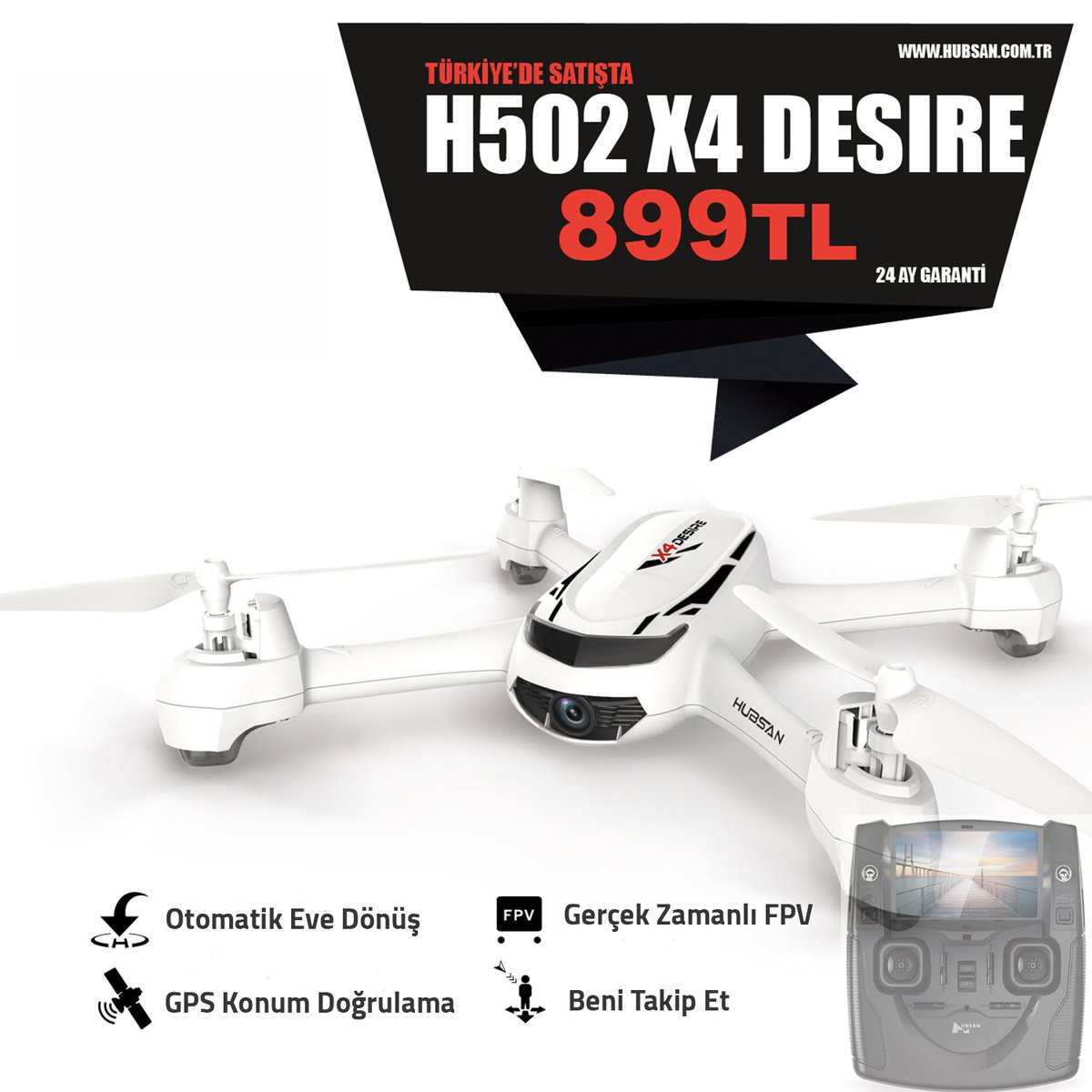 Hubsan_TR's tweet photo. HUBSAN H502S ARTIK TÜRKİYE'DE https://t.co/ExfIgGI1ZW  
#TürkiyedeOlur https://t.co/dEZYndGMr8