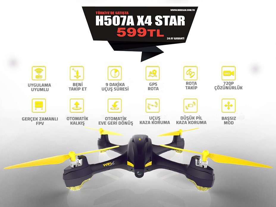 Hubsan_TR's tweet photo. HUBSAN H507A ARTIK TÜRKİYE'DE https://t.co/ExfIgGI1ZW  
#TürkiyedeOlur https://t.co/bR8b4USPnR