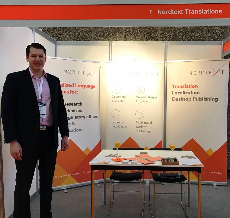 nordtext's tweet photo. We are attending #PCTrials today and tomorrow in #Amsterdam! Be sure to stop by stand 7 to discuss your #clinicaltrial #translation needs! #Nordtext https://t.co/8gv2veMGRI