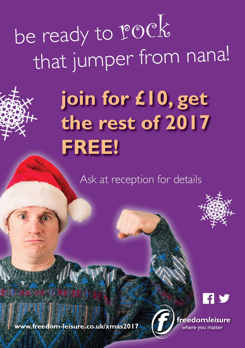 BroDdyfiLC's tweet photo. DAMAGE LIMITATION! Look and feel great during the party season for just £10 until the end of the year with a Freedom Leisure membership. Use the gym, pool or group exercise classes as much as you want for the remainder of 2017. https://t.co/gZyAnc2uSX #DamageLimitation #feelgreat https://t.co/ZWaVQbndDE