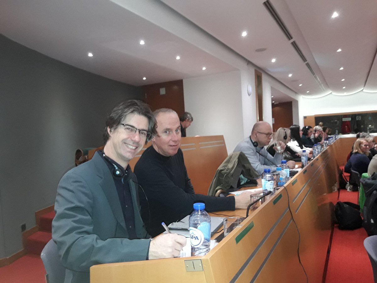 EPSUnions's tweet photo. Now we are starting our 56th Executive Committee in the agenda Information and consultation agreement, our upcoming congresd, @PSIglobalunion congress, @etuc_ces pay rise campaign young workers and all our sectoral work. The message #9Minthedark #Solidarity https://t.co/m8ORyfxs6d