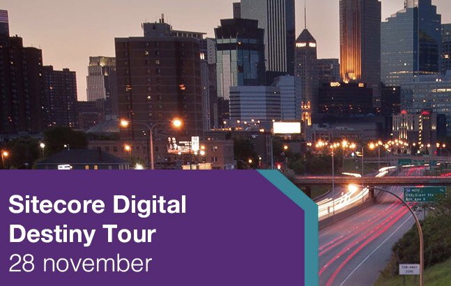 FiweCommerce's tweet photo. Time for #digitaldestinytour with Sitecore! https://t.co/uCw45jnVzI