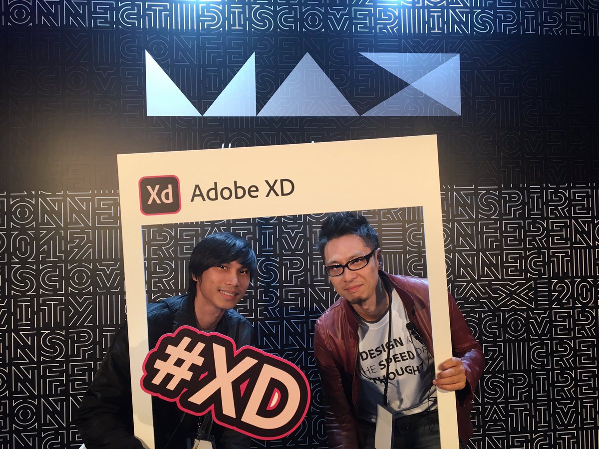 xcarlosfrancis's tweet photo. With Mr. ใคใฑใกใณ่ฝๅไป๏ผ
#maxjapan #adobeforlife #adobeXD #XDๆ้ซ
@keisuke322 https://t.co/XtUHqwKsAs
