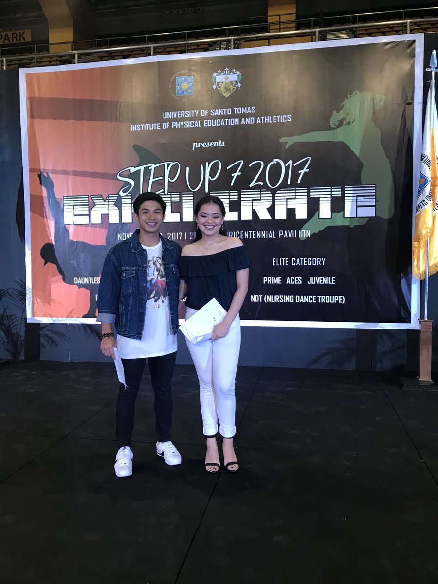 ustipeasc's tweet photo. Our hosts for today Ms. Samantha Sison and Mr. Baileys Acot #StepUp2017 #Exhilirate https://t.co/PuakxcojdG