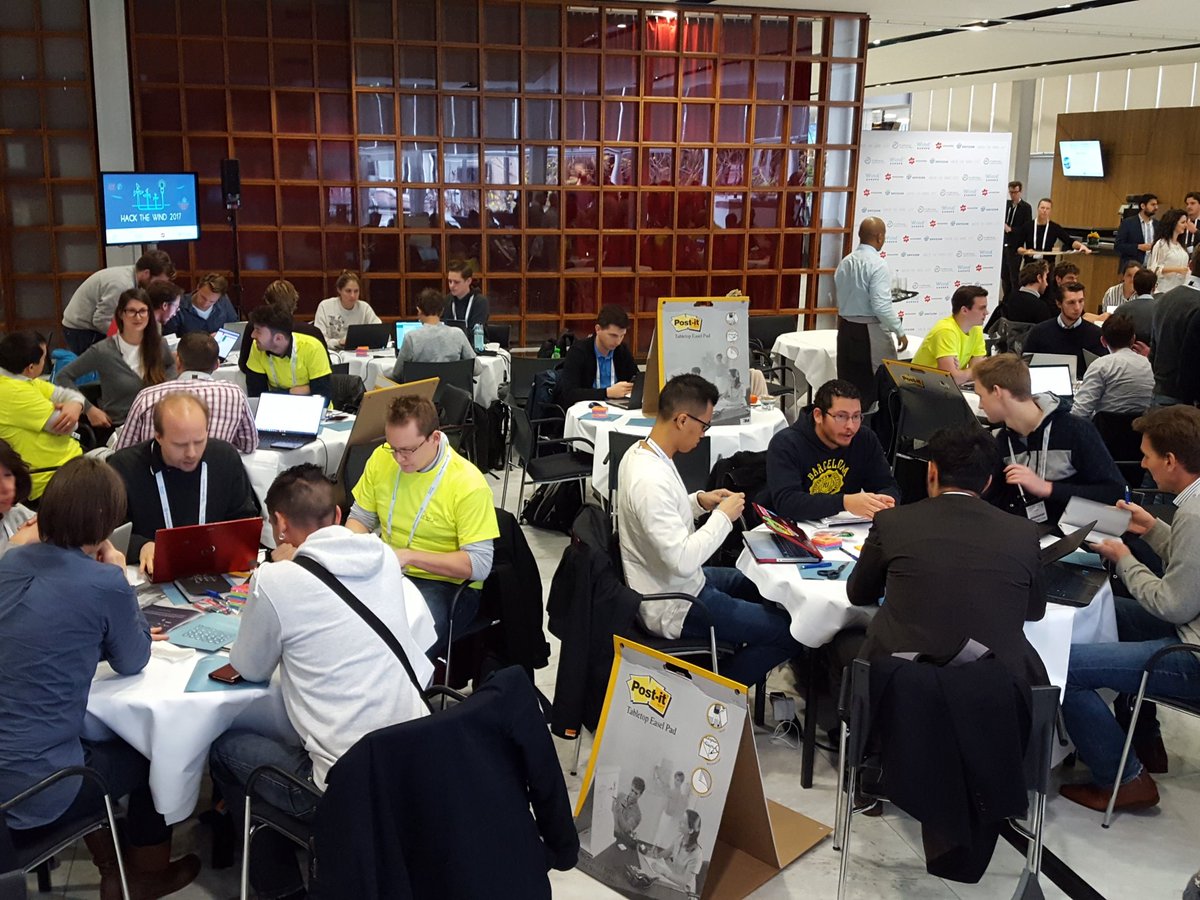 InnoEnergy (@innoenergyeu) on Twitter photo Our teams are now working on their projects #hackthewind <a href="/WindEurope/">Wind in Europe</a> #WindEurope2017 #Hackathon Our teams are now working on their projects #hackthewind <a href="/WindEurope/">Wind in Europe</a> #WindEurope2017 #Hackathon
