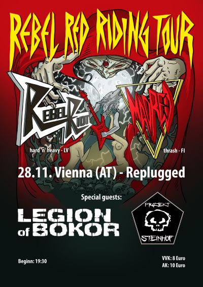 repluggedvienna's tweet photo. Rebel Red Riding Tour
Date/Time
Date(s) - 28/11/2017
19:30
https://t.co/SvjXmoCeod
https://t.co/yWVQUYLptI
https://t.co/GLwyc6pVzW https://t.co/Lyk8HCu2IK