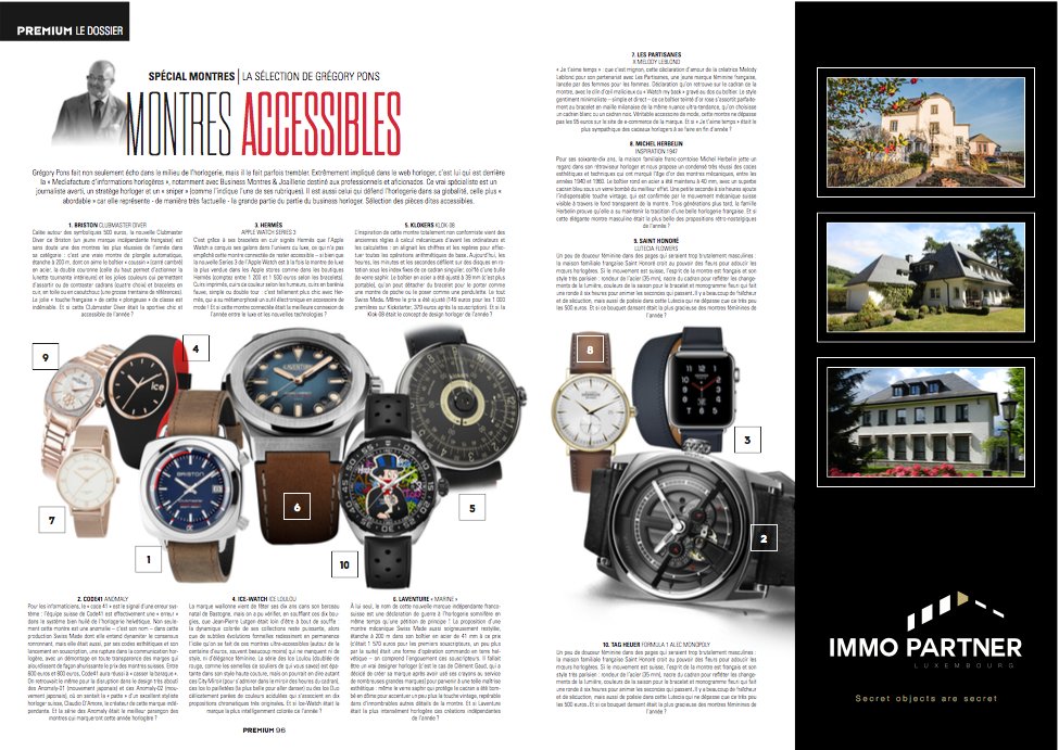 gregorypons's tweet photo. @klokerswatches @IceWatchBrand @Hermes_Paris @BRISTONwatches @code41watches 2017, SUITE ET BIENTÔT FIN #05 / https://t.co/vvUyiL4Ele / Les dix montres « accessibles » de l’année (première partie) / #BusinessMontres / Entre 500 euros et 2 000 euros, on a pu cette année se faire plaisir avec de bien belles « montres accessibles ». Première partie (...) https://t.co/MiIBbyYtPU