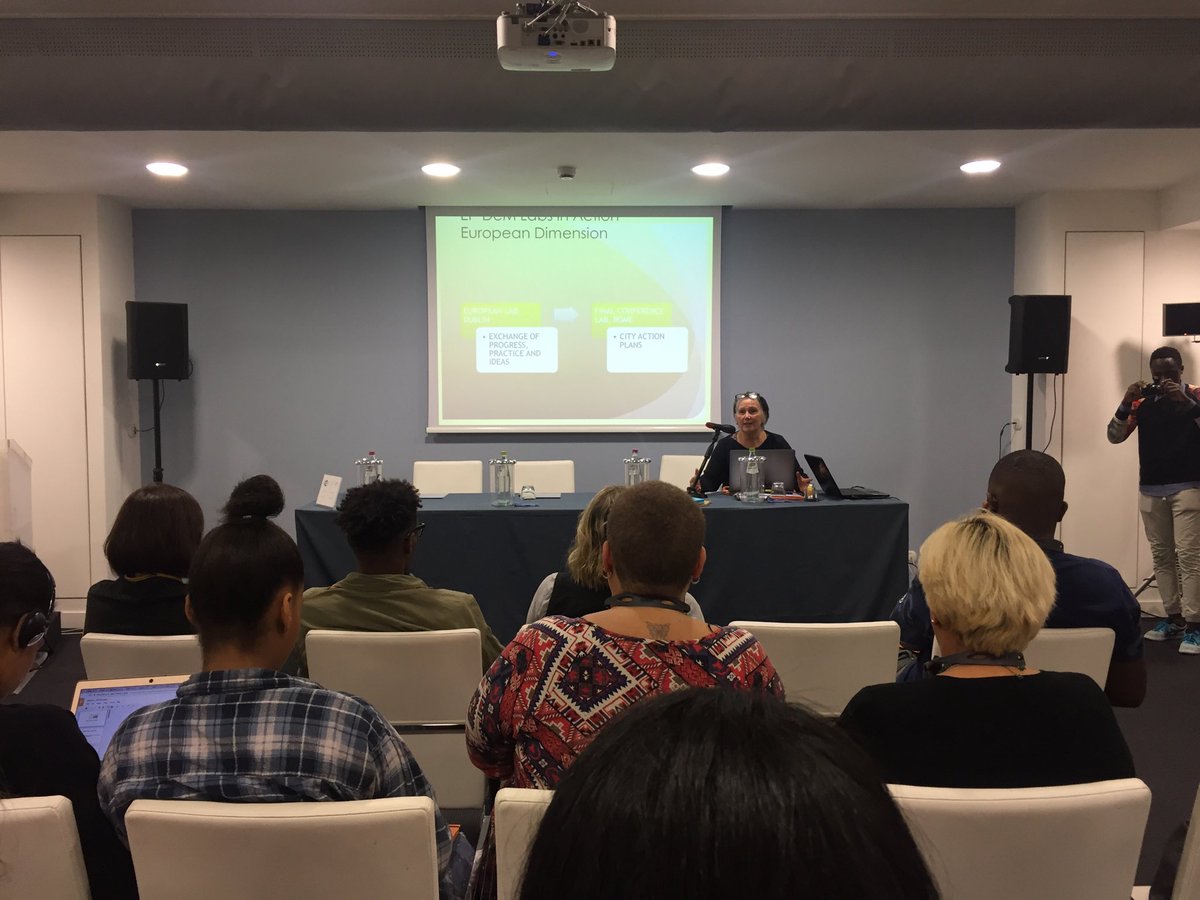 FergusCraddock's tweet photo. Julie Parish from @RinovaLtd giving opening presentation at Parallel Youth and Service Providers conference #epdemlabs @EUErasmusPlus https://t.co/hvlU5LLpht