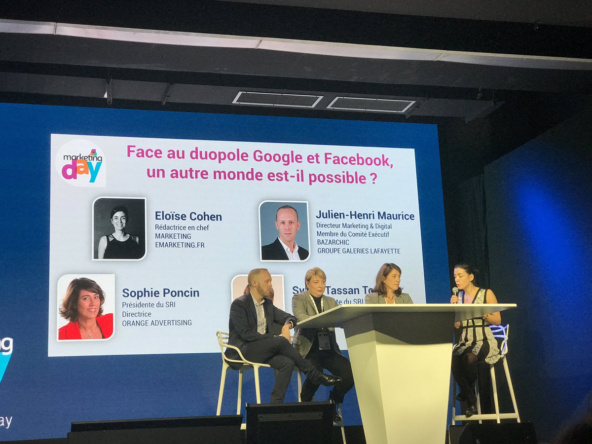 KRIS_3D's tweet photo. "Google et Facebook captent 71% de la pub digitale" Tout va bien... #MarketingDay https://t.co/EOejJh86OU