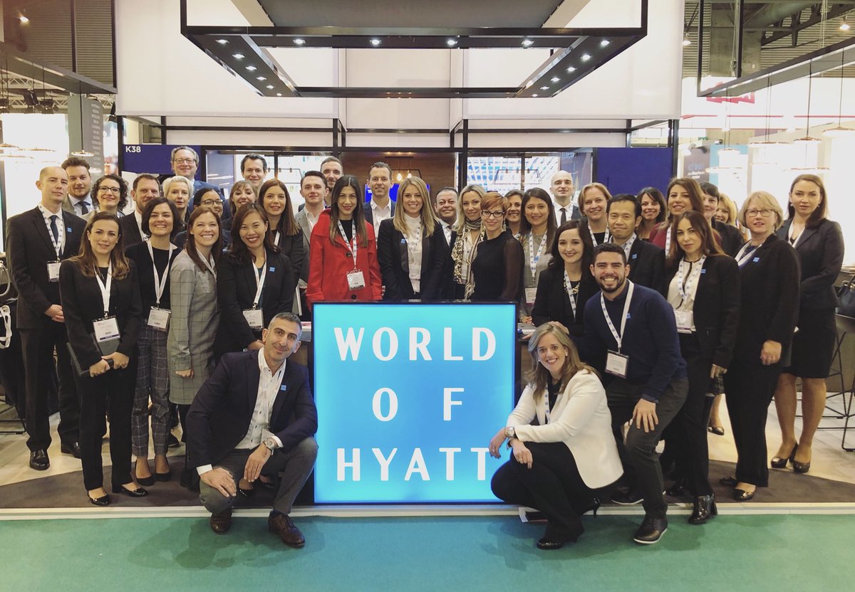 HyattSalesForce's tweet photo. Welcome to a #WorldOfHyatt - We’re here to listen to your goals, create inspired experiences and delight your guests. Join us at K38 @ibtmworld #IBTM2017 https://t.co/OITHfgzaQg