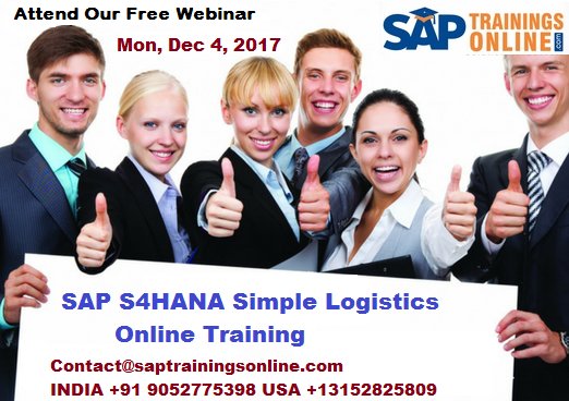 ajayvarma_av's tweet photo. Get Free Live Webiner on #SAPSimpleLogistics To Standout Unique in SAP Career
#SAPSimpleLogisticsOnlineTraining by Industrial Experts
Register For #FreeWebinar: https://t.co/dQ9SzaYhQ3
https://t.co/yVeg13f5TX
Contact@saptrainingsonline.com
INDIA +91 9052775398 USA +13152825809 https://t.co/YcErsrB4NE