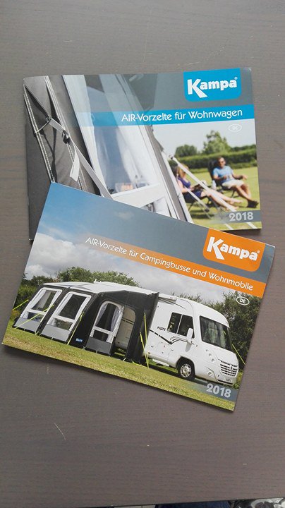 Endlich sind sie da! Die KAMPA Luftzelt Kataloge 2018. Hol dir schnell  dein Exemplar im campingversand Shop  8041 Graz Liebenauergürtel 10.