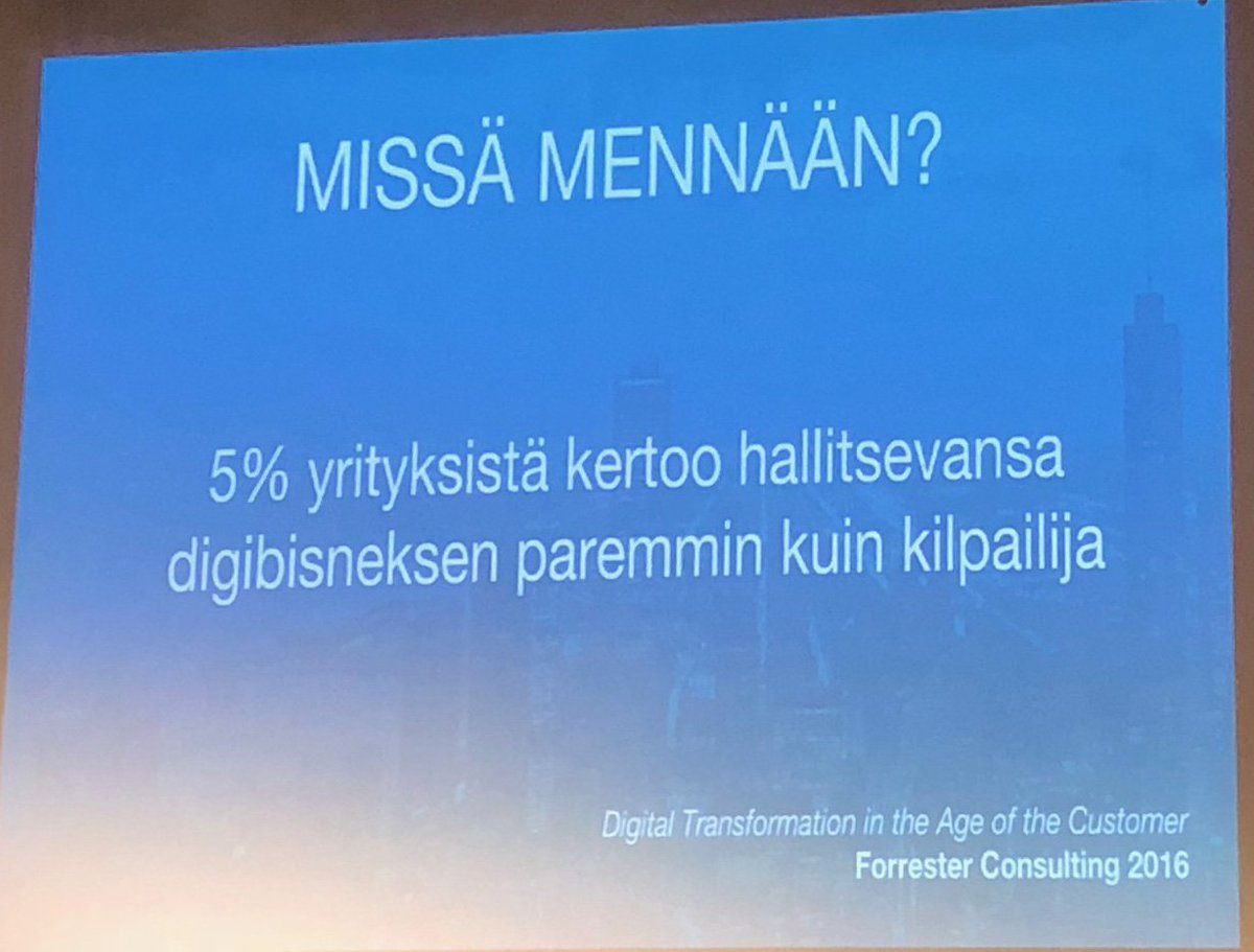 Kehittämällä digibisnestä, pärjäät! Tutkimukset näyttävät, että kehittäjille on paikkansa NYT @RamiSaarniaho #digitalisaatio #ytyä